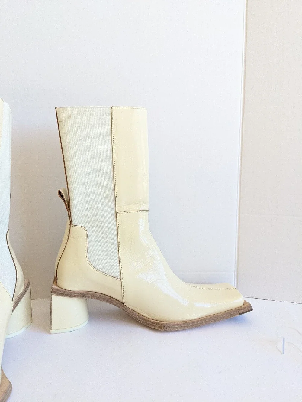 Miista Off-White Minnie Boots 38